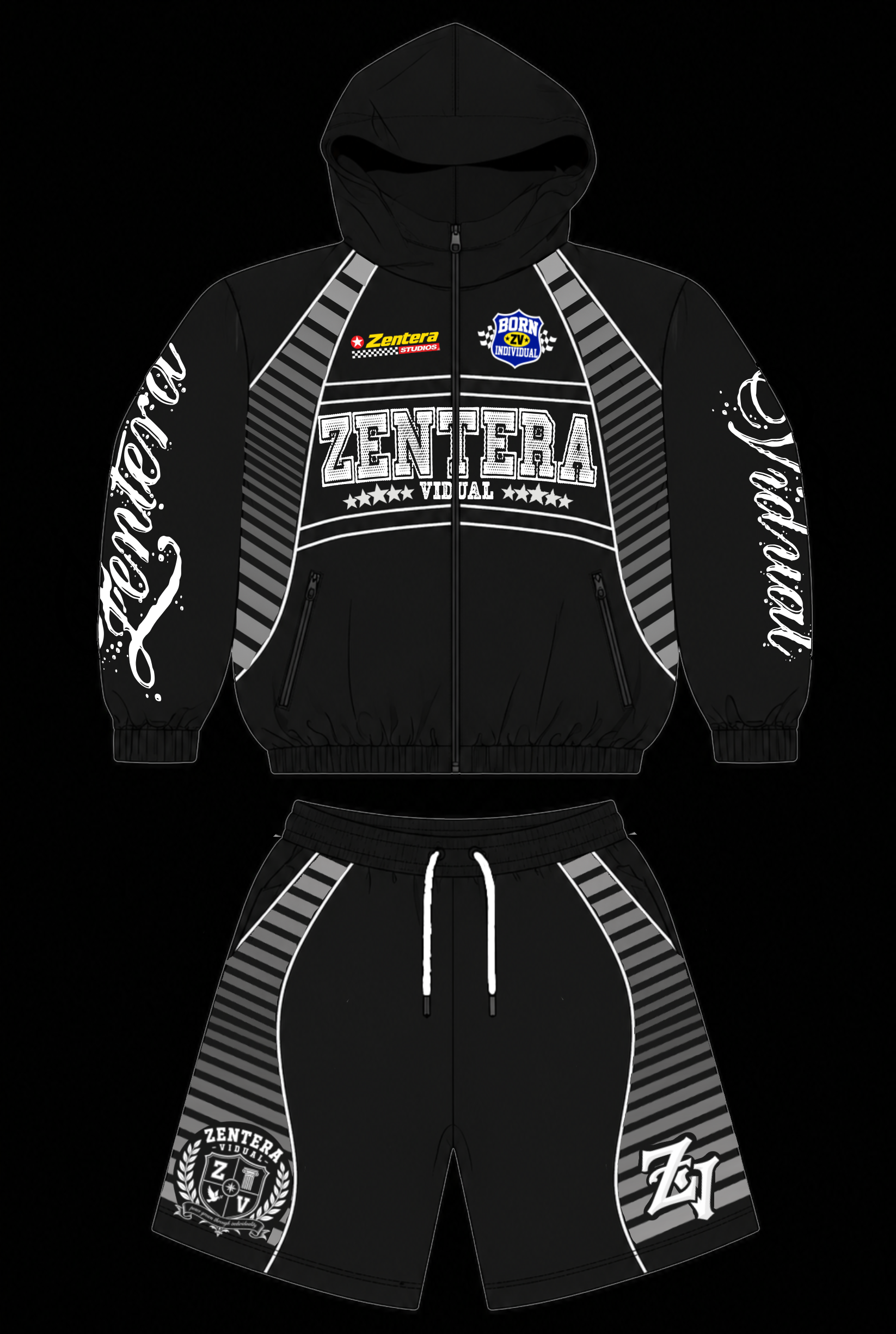 OBSIDIAN WINDBREAKER SET